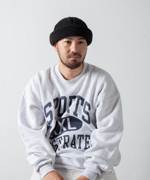 RACAL(ラカル)の「Boa Retro Fleece Roll Cap / ボアレトロフリースロールキャップ(キャップ・メンズ・ブラック/アイボリー/グレー・FREE)」の13枚目の写真