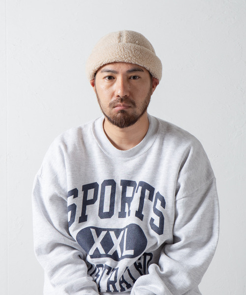 RACAL(ラカル)の「Boa Retro Fleece Roll Cap / ボアレトロフリースロールキャップ(キャップ・メンズ・ブラック/アイボリー/グレー・FREE)」の6枚目の写真