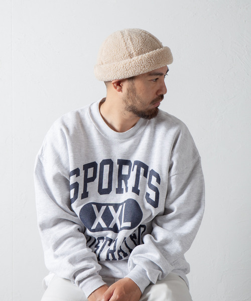 RACAL(ラカル)の「Boa Retro Fleece Roll Cap / ボアレトロフリースロールキャップ(キャップ・メンズ・ブラック/アイボリー/グレー・FREE)」の11枚目の写真