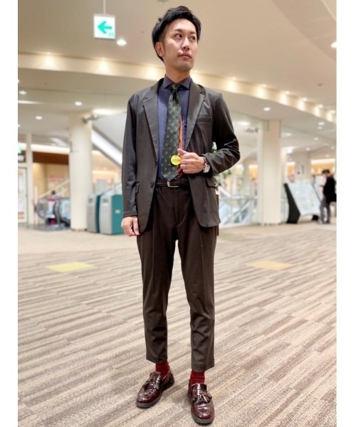 Perfect Suit FActory(パーフェクトスーツファクトリー)の「【上下ウォッシャブル】プチプラセットアップ パンツ ツイル ブラウン(スラックス・メンズ・ダークブラウン・L/LL/M/S)」の6枚目の写真