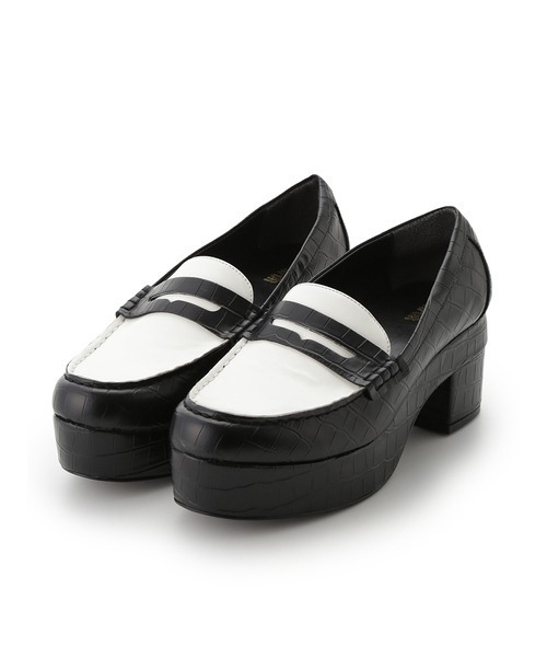 FURFUR(ファーファー)の「プラットフォームローファー(ローファー・レディース・ブラック/ブラウン・36/37/38)」の2枚目の写真