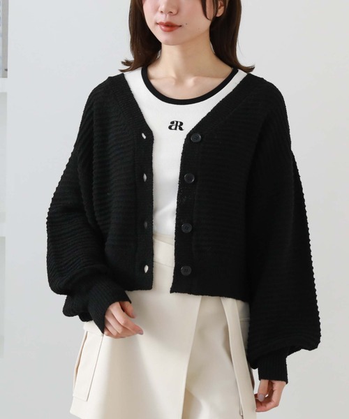archives（アルシーヴ）の「２ｗａｙリリヤーンニットカーディガン（カーディガン/ボレロ・レディース・アイボリー/ブラック/オレンジ/イエロー・MEDIUM）」の19枚目の写真