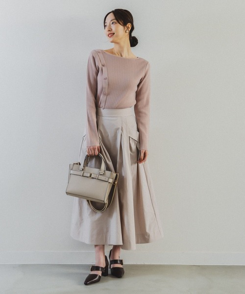 Andemiu(アンデミュウ)の「【WEB限定ブラック】ラインショルダーバッグ185464(ショルダーバッグ・レディース・ブラウン/アイボリー/ブラック/ブルー・FREE)」の11枚目の写真