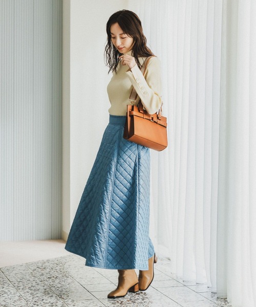 Andemiu(アンデミュウ)の「【WEB限定ブラック】ラインショルダーバッグ185464(ショルダーバッグ・レディース・ブラウン/アイボリー/ブラック/ブルー・FREE)」の8枚目の写真