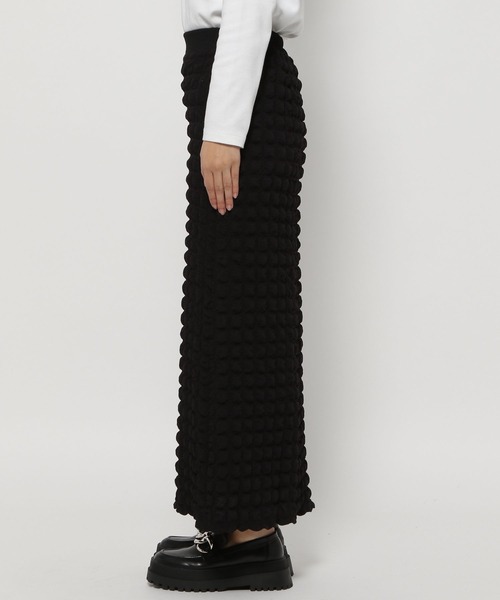 PAGEBOY（ページボーイ）の「スクエアジャガードタイトスカート（スカート・レディース・ブラック/オフホワイト・FREE）」の12枚目の写真