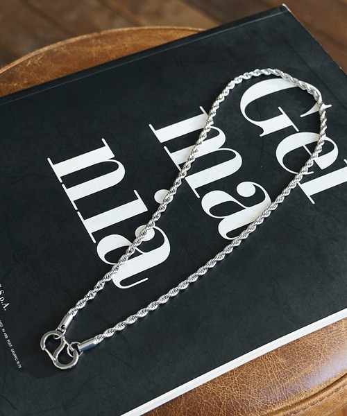 MinoriTY（マイノリティ）の「【MinoriTY】S字ロープチェーンネックレス  メンズ ウィメンズ（ネックレス・メンズ・シルバー・50㎝）」の7枚目の写真