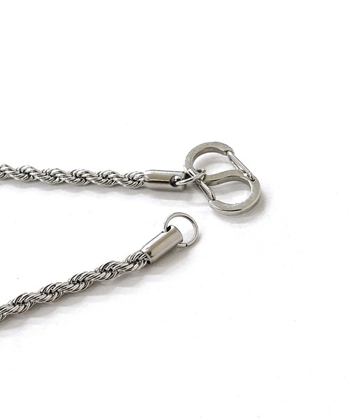 MinoriTY（マイノリティ）の「【MinoriTY】S字ロープチェーンネックレス  メンズ ウィメンズ（ネックレス・メンズ・シルバー・50㎝）」の10枚目の写真