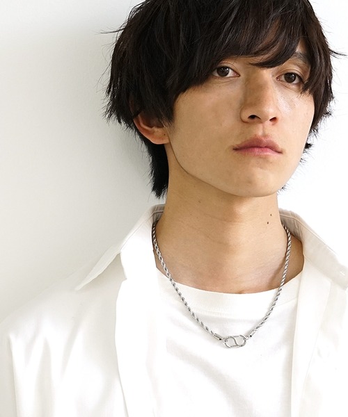 MinoriTY（マイノリティ）の「【MinoriTY】S字ロープチェーンネックレス  メンズ ウィメンズ（ネックレス・メンズ・シルバー・50㎝）」の3枚目の写真