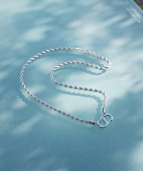MinoriTY（マイノリティ）の「【MinoriTY】S字ロープチェーンネックレス  メンズ ウィメンズ（ネックレス・メンズ・シルバー・50㎝）」の6枚目の写真
