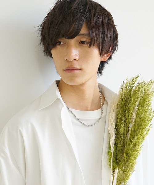 MinoriTY（マイノリティ）の「【MinoriTY】S字ロープチェーンネックレス  メンズ ウィメンズ（ネックレス・メンズ・シルバー・50㎝）」の2枚目の写真