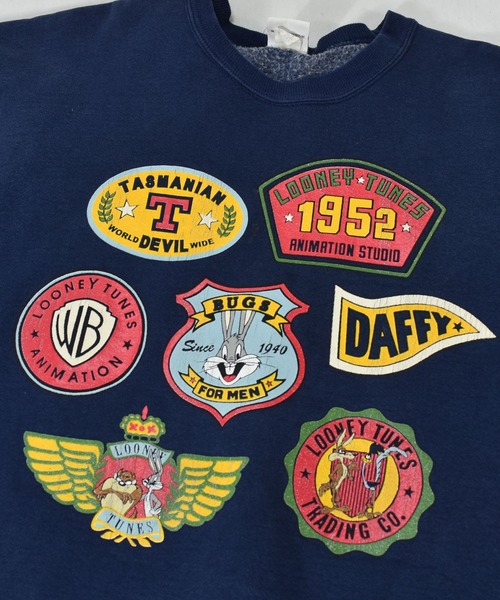 【ヴィンテージ古着】90´s LOONEY TUNES / ルーニー・テューンズ WARNER BROS クルーネックスウェット USA製