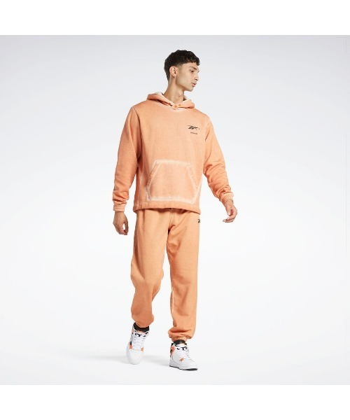 Reebok（リーボック）の「バスケットボール パンツ / BB BASKETBALL BI-DYE PANT（スウェットパンツ・メンズ・ブラック/オレンジ・MEDIUM/LARGE/X-LARGE/XX-LARGE/SMALL）」の7枚目の写真