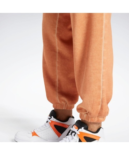 Reebok（リーボック）の「バスケットボール パンツ / BB BASKETBALL BI-DYE PANT（スウェットパンツ・メンズ・ブラック/オレンジ・MEDIUM/LARGE/X-LARGE/XX-LARGE/SMALL）」の4枚目の写真