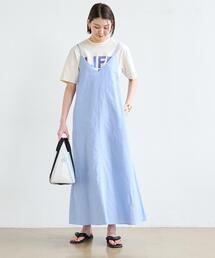green label relaxing（グリーンレーベルリラクシング）の「［size SHORT/TALLあり］コルトレイクリネン コットン キャミソール ワンピース（ワンピース）」
