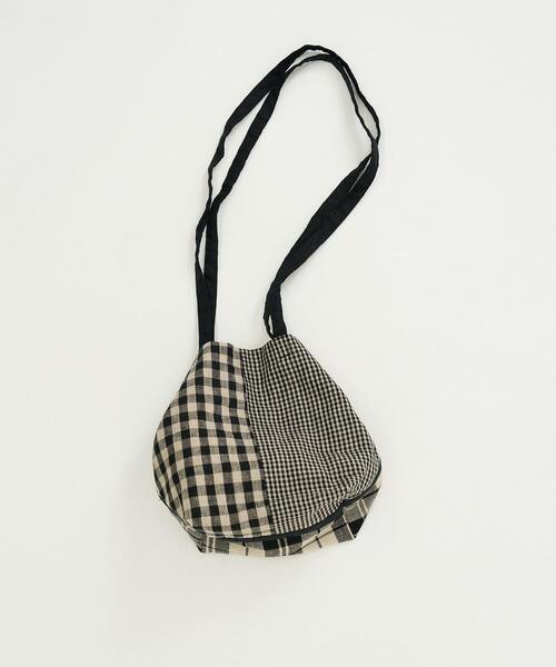 conges payes ADIEU TRISTESSE(コンジェ ペイエ アデュートリステス)の「配色ミニトート(ショルダーバッグ・レディース・チェック/ピンク・FREE)」の2枚目の写真