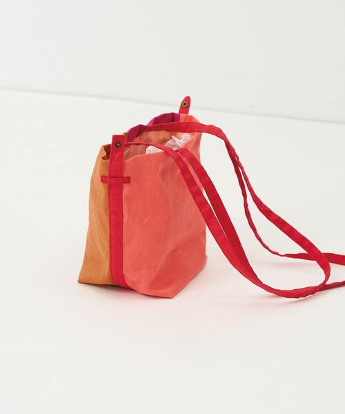 conges payes ADIEU TRISTESSE(コンジェ ペイエ アデュートリステス)の「配色ミニトート(ショルダーバッグ・レディース・チェック/ピンク・FREE)」の7枚目の写真