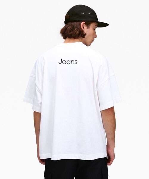 Calvin Klein(カルバン・クライン)の「ロゴプリント Tシャツ(Tシャツ/カットソー・メンズ・ブラック/ホワイト・L/M/S)」の6枚目の写真