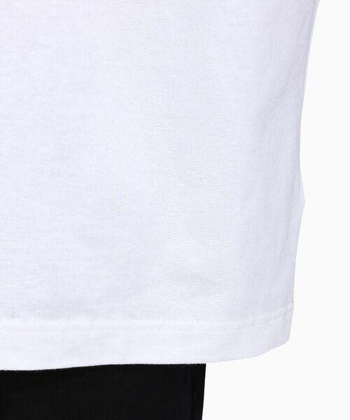 Calvin Klein(カルバン・クライン)の「ロゴプリント Tシャツ(Tシャツ/カットソー・メンズ・ブラック/ホワイト・L/M/S)」の8枚目の写真