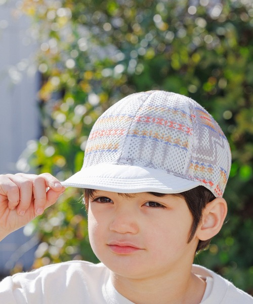 PENDLETON（ペンドルトン）の「【PENDLETON(ペンドルトン)】リバーシブルメッシュキャップ(KIDS)（キャップ・キッズ・オフホワイト/ベージュ/ライトブルー・FREE）」の8枚目の写真
