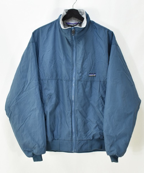 patagonia(パタゴニア)の「【ヴィンテージ古着】90's Patagonia / パタゴニア シェルドシンチラ ナイロン×フリース ジャケット USA製(ナイロンジャケット・メンズ・ネイビー・LARGE)」の4枚目の写真