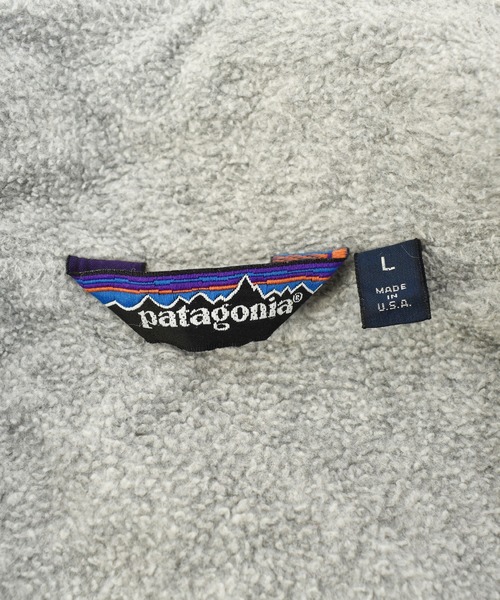 patagonia(パタゴニア)の「【ヴィンテージ古着】90's Patagonia / パタゴニア シェルドシンチラ ナイロン×フリース ジャケット USA製(ナイロンジャケット・メンズ・ネイビー・LARGE)」の8枚目の写真