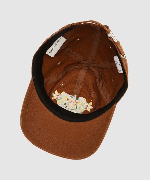 Drole De Monsieur（ドロール ド ムッシュ）の「La Casquette Drole Fleurie（キャップ・メンズ・ブラウン・ONE SIZE）」の2枚目の写真
