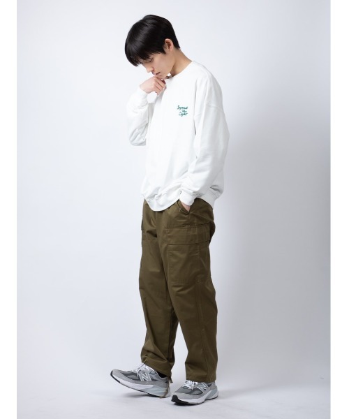 Beno(ビーノ)の「ライトTC裏毛 ルーズシルエット バックグラフィック トレーナー(スウェット・メンズ・ロイヤルブルー/ブラック/杢グレー/ホワイト・M/L)」の15枚目の写真