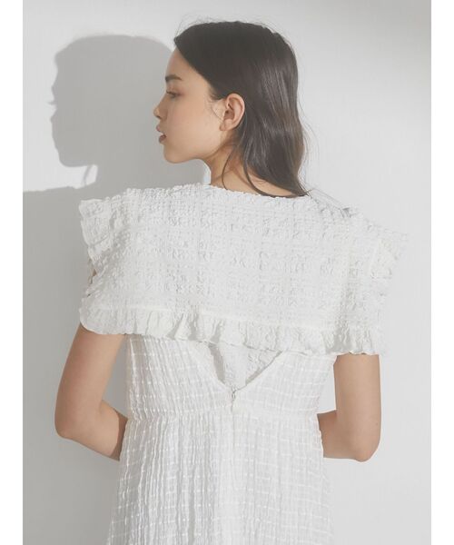 merry jenny（メリージェニー）の「checkスクエアカラーブラウス（シャツ/ブラウス・レディース・ブルー/オフホワイト/ネイビー・FREE）」の18枚目の写真