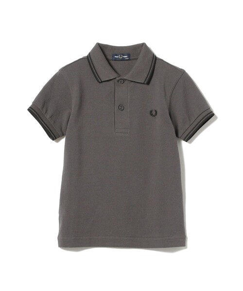 こども ビームス（コドモビームス）の「FRED PERRY / Twin Tipped ポロシャツ 23（2～9才）（ポロシャツ・キッズ・チャコールグレー/ブラック/ホワイト/ネイビー・2-3/4-5/6-7/8-9）」の4枚目の写真