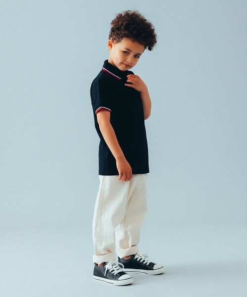 こども ビームス（コドモビームス）の「FRED PERRY / Twin Tipped ポロシャツ 23（2～9才）（ポロシャツ・キッズ・チャコールグレー/ブラック/ホワイト/ネイビー・2-3/4-5/6-7/8-9）」の11枚目の写真