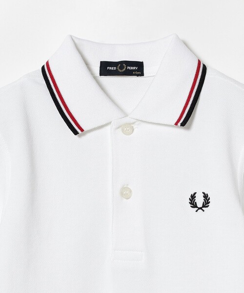 こども ビームス（コドモビームス）の「FRED PERRY / Twin Tipped ポロシャツ 23（2～9才）（ポロシャツ・キッズ・チャコールグレー/ブラック/ホワイト/ネイビー・2-3/4-5/6-7/8-9）」の13枚目の写真
