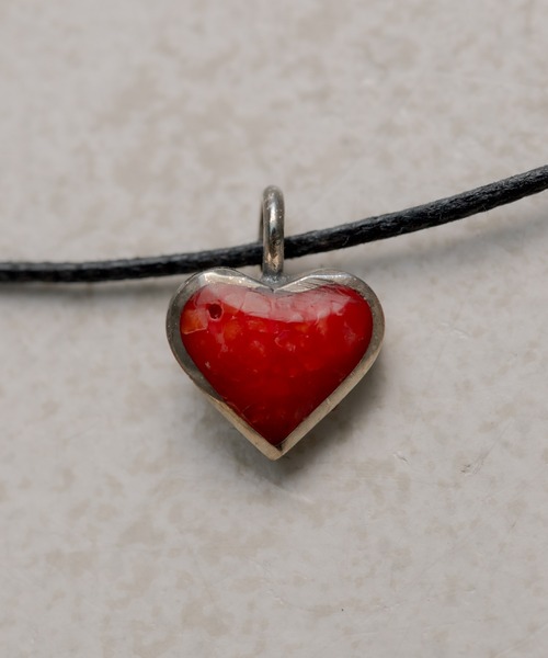 Harpo（アルポ）の「【HARPO（アルポ）】ハートネックレス（ネックレス・レディース・ホワイト/ブラック/ネイビー/ブルー系その他/レッド・FREE）」の5枚目の写真