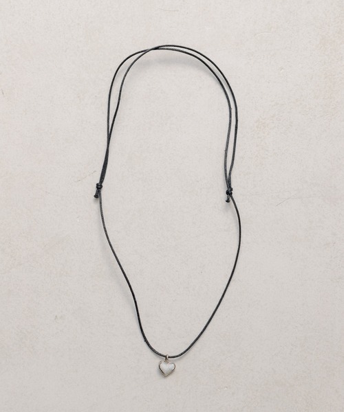 Harpo（アルポ）の「【HARPO（アルポ）】ハートネックレス（ネックレス・レディース・ホワイト/ブラック/ネイビー/ブルー系その他/レッド・FREE）」の6枚目の写真