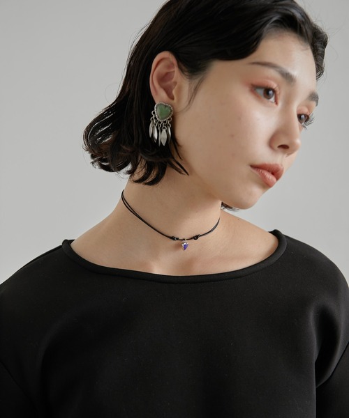 Harpo（アルポ）の「【HARPO（アルポ）】ハートネックレス（ネックレス・レディース・ホワイト/ブラック/ネイビー/ブルー系その他/レッド・FREE）」の18枚目の写真