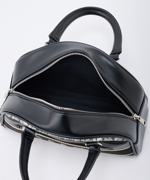 Seemi. byNICECLAUP（ シーミーバイナイスクラップ）の「【 Seemi】Seemi.ボーラーBag（ボストンバッグ・レディース・アイボリー/ブラック・FREE）」の9枚目の写真