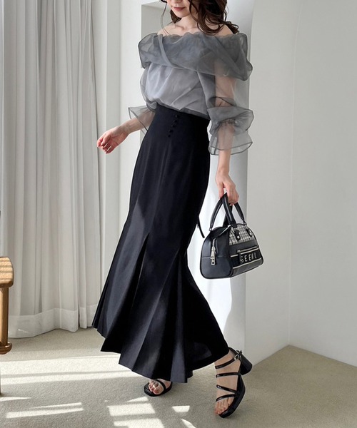 Seemi. byNICECLAUP（ シーミーバイナイスクラップ）の「【 Seemi】Seemi.ボーラーBag（ボストンバッグ・レディース・アイボリー/ブラック・FREE）」の6枚目の写真