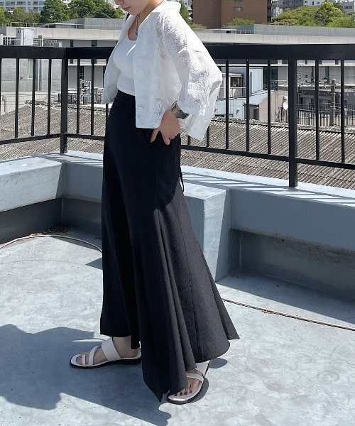 PAGEBOY(ページボーイ)の「リネンライクボリュームスカート(スカート・レディース・オフホワイト/ブルー/ブラック・FREE)」の19枚目の写真