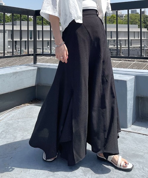 PAGEBOY(ページボーイ)の「リネンライクボリュームスカート(スカート・レディース・オフホワイト/ブルー/ブラック・FREE)」の20枚目の写真