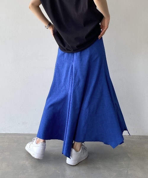 PAGEBOY(ページボーイ)の「リネンライクボリュームスカート(スカート・レディース・オフホワイト/ブルー/ブラック・FREE)」の21枚目の写真