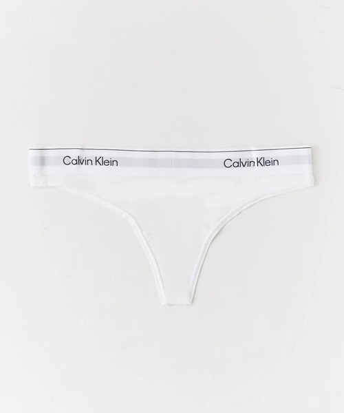 Calvin Klein（カルバン・クライン）の「Calvin Klein/カルバンクライン ウェスト ロゴ Tバック ショーツ（ショーツ・レディース・グレー/ブラック/ブルー/ライトブルー/ブラック系/オリーブ/ホワイト・M/L/XS/S/XL）」の2枚目の写真