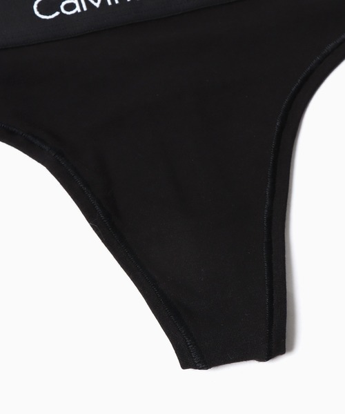 Calvin Klein（カルバン・クライン）の「Calvin Klein/カルバンクライン ウェスト ロゴ Tバック ショーツ（ショーツ・レディース・グレー/ブラック/ブルー/ライトブルー/ブラック系/オリーブ/ホワイト・M/L/XS/S/XL）」の10枚目の写真