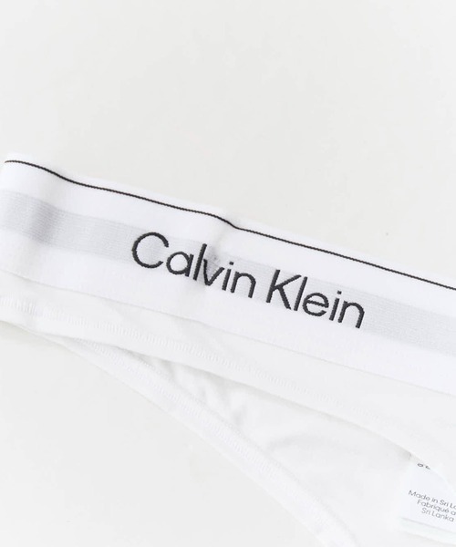 Calvin Klein（カルバン・クライン）の「Calvin Klein/カルバンクライン ウェスト ロゴ Tバック ショーツ（ショーツ・レディース・グレー/ブラック/ブルー/ライトブルー/ブラック系/オリーブ/ホワイト・M/L/XS/S/XL）」の18枚目の写真