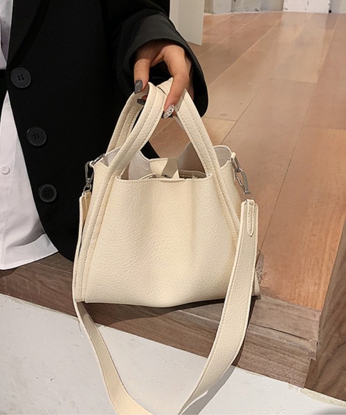 fd style(エフディ スタイル)の「2waysミニバケットバッグ(ショルダーバッグ・レディース・Black/Beige/M.Brn/White・FREE)」の16枚目の写真