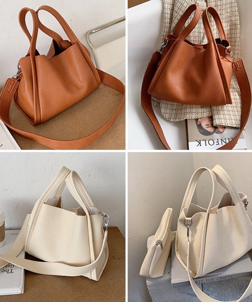 fd style(エフディ スタイル)の「2waysミニバケットバッグ(ショルダーバッグ・レディース・Black/Beige/M.Brn/White・FREE)」の21枚目の写真