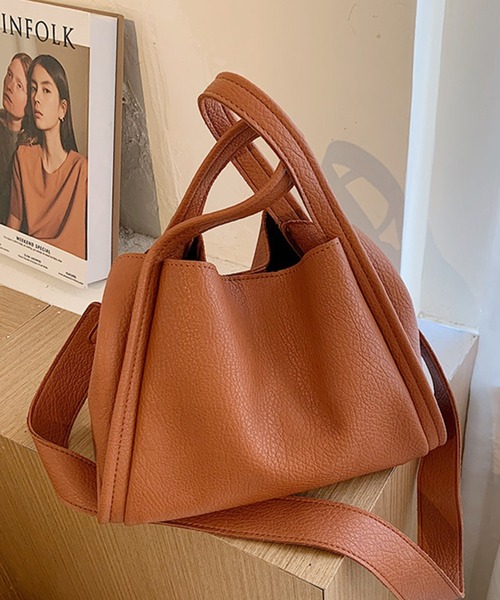 fd style(エフディ スタイル)の「2waysミニバケットバッグ(ショルダーバッグ・レディース・Black/Beige/M.Brn/White・FREE)」の5枚目の写真