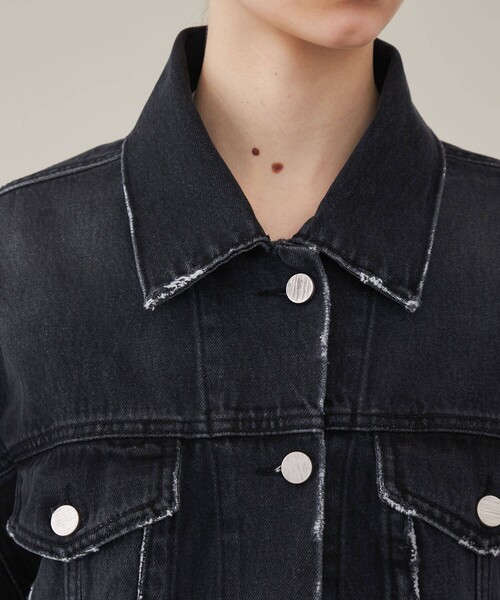 Innes デニムジャケット ジージャン イネス マットヘンズリー　サイン入り IHNN/イン】OPEN SLEEVE DENIM JACKET/オープンスリーブデニム