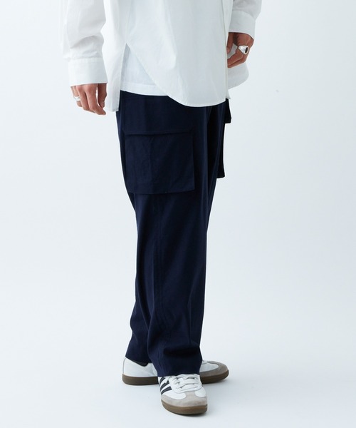 CIAOPANIC TYPY（チャオパニックティピー）の「リネンレーヨンカーゴパンツ（カーゴパンツ・メンズ・モカ/オフホワイト/ネイビー・LARGE/MEDIUM）」の14枚目の写真