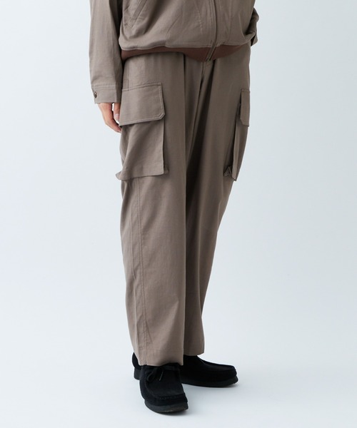 CIAOPANIC TYPY（チャオパニックティピー）の「リネンレーヨンカーゴパンツ（カーゴパンツ・メンズ・モカ/オフホワイト/ネイビー・LARGE/MEDIUM）」の17枚目の写真