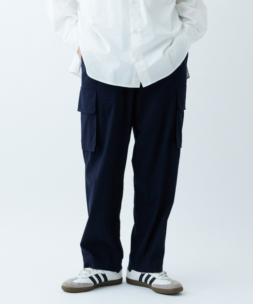 CIAOPANIC TYPY（チャオパニックティピー）の「リネンレーヨンカーゴパンツ（カーゴパンツ・メンズ・モカ/オフホワイト/ネイビー・LARGE/MEDIUM）」の10枚目の写真