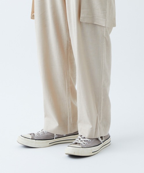 CIAOPANIC TYPY（チャオパニックティピー）の「リネンレーヨンカーゴパンツ（カーゴパンツ・メンズ・モカ/オフホワイト/ネイビー・LARGE/MEDIUM）」の20枚目の写真